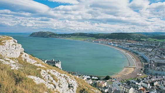 Llandudno vid Irländska sjön